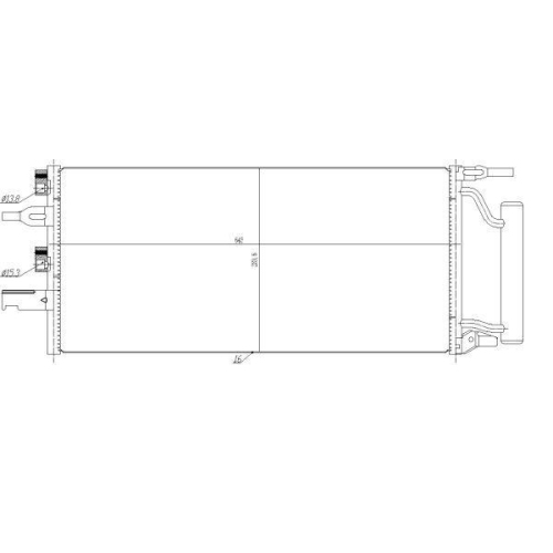 NRF Kondensator, Klimaanlage EASY FIT 350475