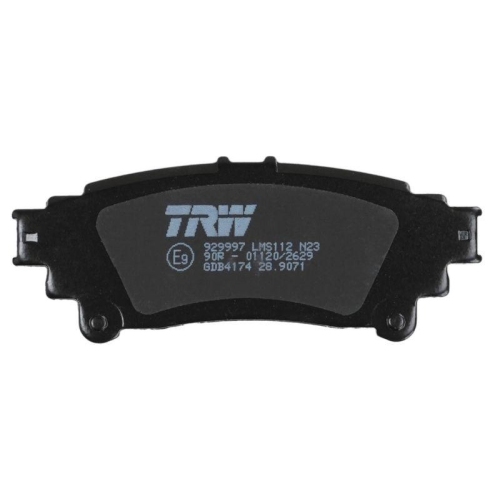 TRW Bremsbelagsatz, Scheibenbremse COTEC GDB4174