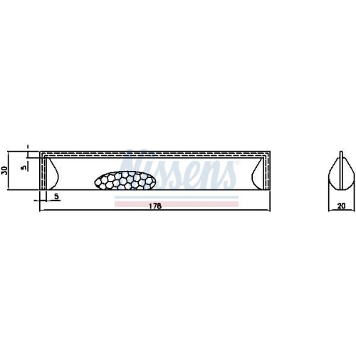 NISSENS Trockner, Klimaanlage 95622