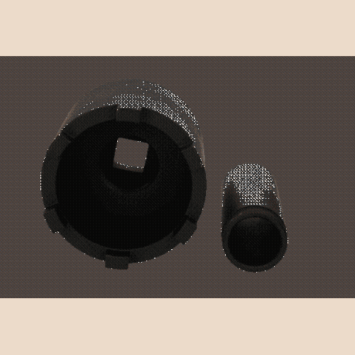 Nutmuttern-Schl&uuml;ssel-Satz mit F&uuml;hrungsrohr f&uuml;r MAN 76,5 mm 2-tlg KS TOOLS