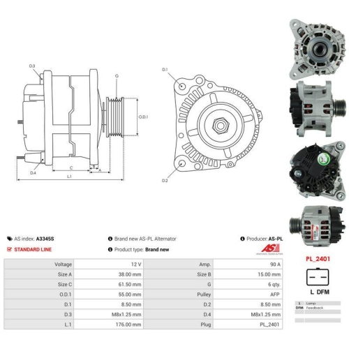 AS-PL Generator AS A3345S