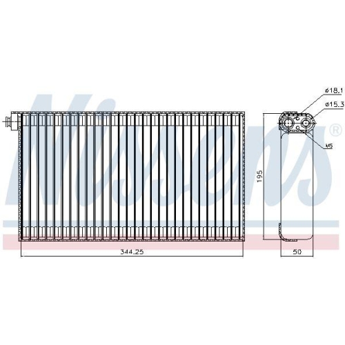 NISSENS Verdampfer, Klimaanlage 92310