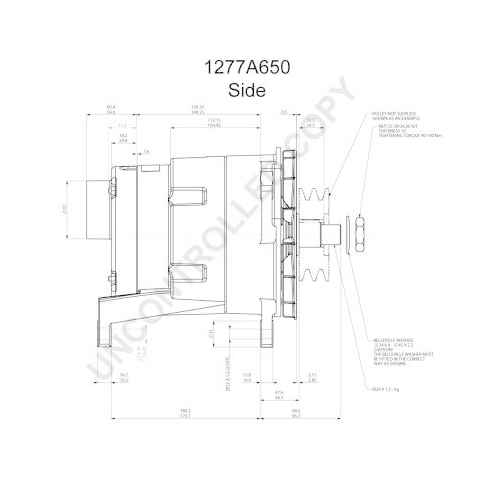 BOM-Prestolite Generator 1277A650