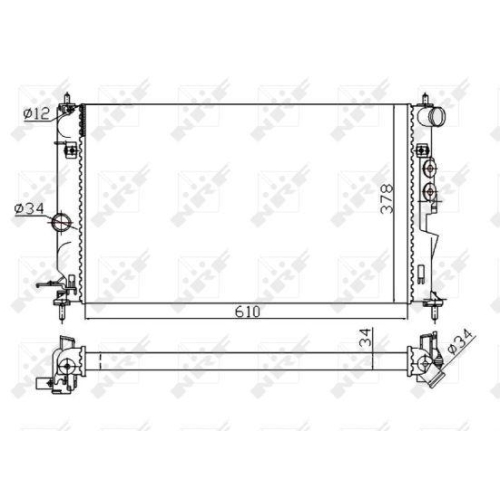 NRF K&uuml;hler, Motork&uuml;hlung Economy Class 50563A