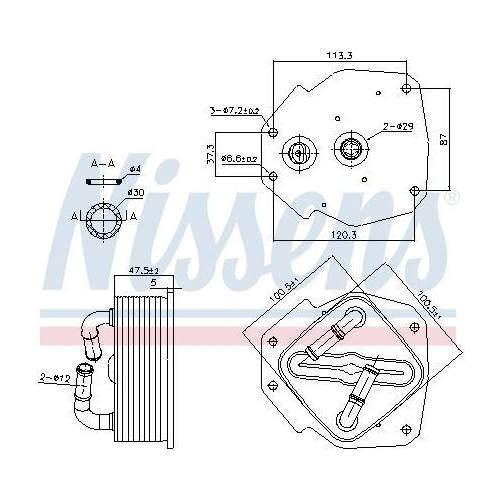 NISSENS &Ouml;lk&uuml;hler, Motor&ouml;l ** FIRST FIT ** 91418