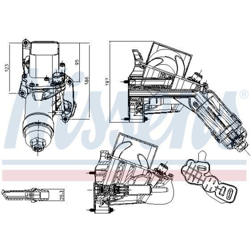 NISSENS &Ouml;lk&uuml;hler, Motor&ouml;l ** FIRST FIT ** 91722