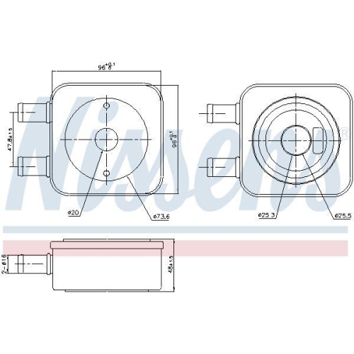 NISSENS &Ouml;lk&uuml;hler, Automatikgetriebe 91107