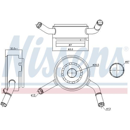 NISSENS &Ouml;lk&uuml;hler, Motor&ouml;l 91192