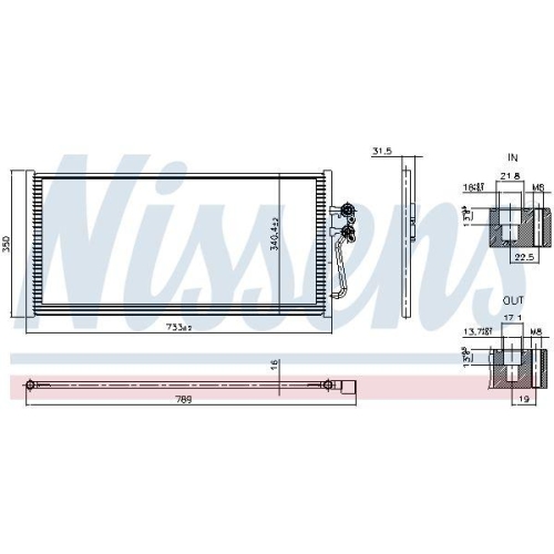 NISSENS Kondensator, Klimaanlage ** FIRST FIT ** 941409