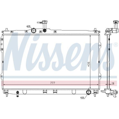 NISSENS K&uuml;hler, Motork&uuml;hlung 67472