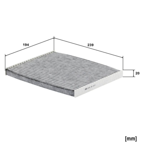 MANN-FILTER Filter, Innenraumluft CUK 24 013
