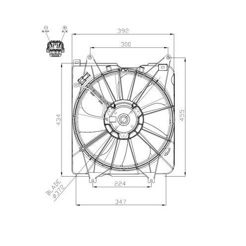 NRF L&uuml;fter, Motork&uuml;hlung 47935