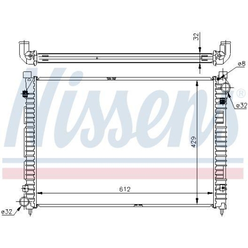NISSENS K&uuml;hler, Motork&uuml;hlung 64301A