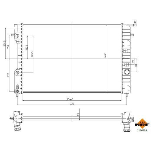 NRF K&uuml;hler, Motork&uuml;hlung Economy Class 519689A