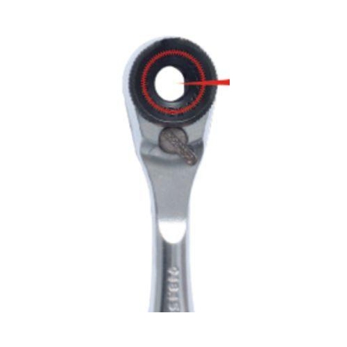 1/4 Zoll Bit-Umschaltknarre mit Steckadapter f&uuml;r Steckn&uuml;sse KS TOOLS 918.1595