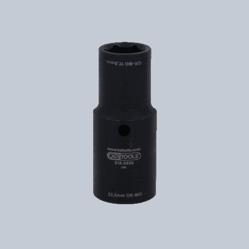 1/2 Zoll Spezial-Alu-Felgen 2 in 1 Kraft-Stecknuss, 17,5 / 22,5 mm KS TOOLS