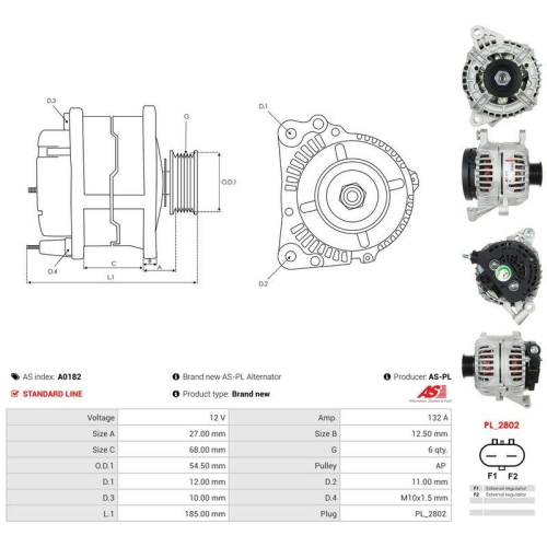 AS-PL Generator AS A0182