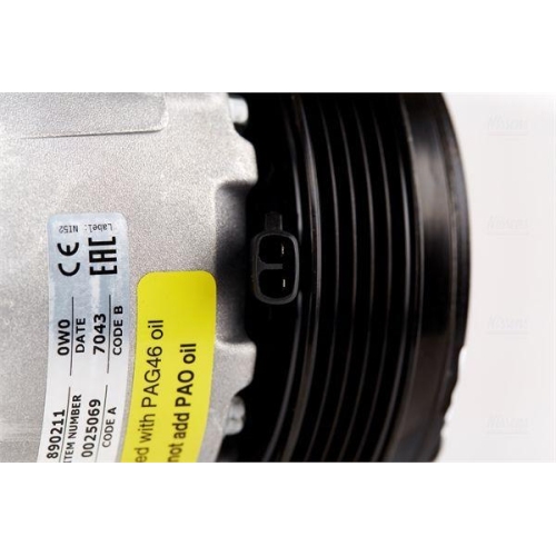 NISSENS Kompressor, Klimaanlage ** FIRST FIT ** 890211