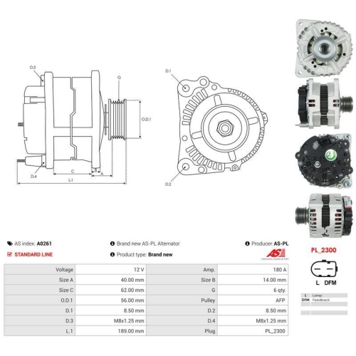 AS-PL Generator AS A0261