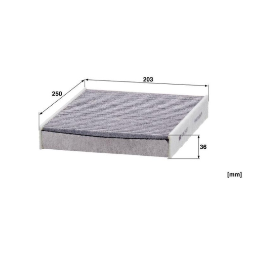 MANN-FILTER Filter, Innenraumluft CUK 25 007