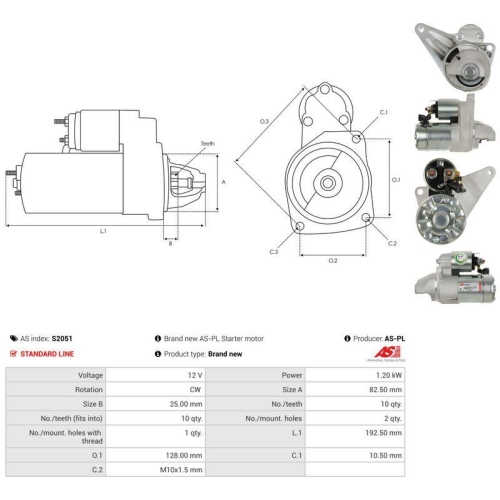 AS-PL Starter AS S2051