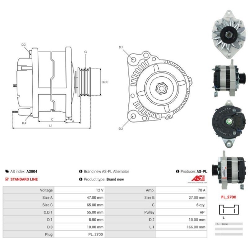 AS-PL Generator AS A3004