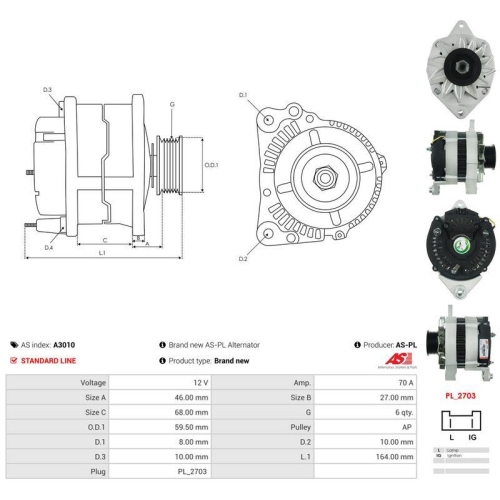 AS-PL Generator AS A3010
