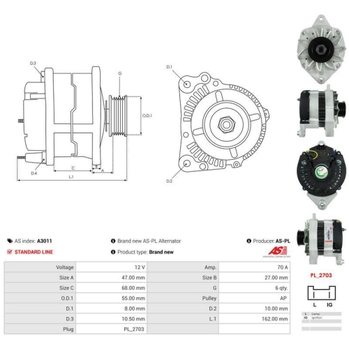 AS-PL Generator AS A3011