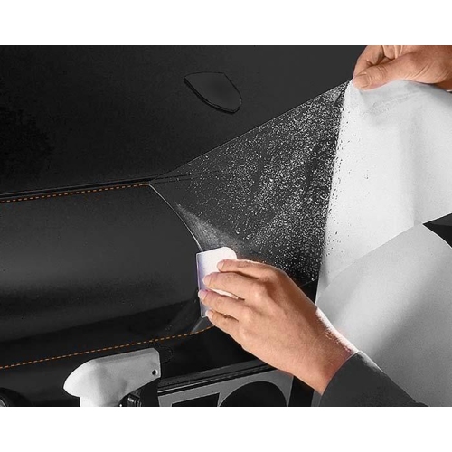 Foliatec Auto Lackschutzfolie Set 30x165cm Folie transparent Steinschlagschutz