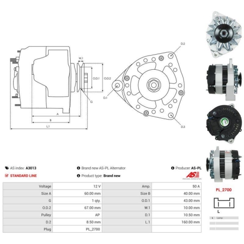 AS-PL Generator AS A3013