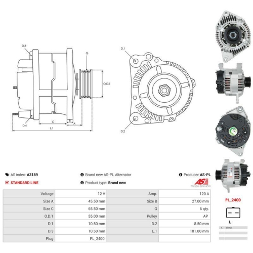 AS-PL Generator AS A3189