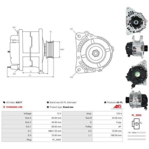 AS-PL Generator AS A3217