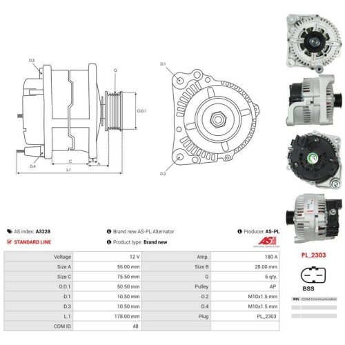 AS-PL Generator AS A3228
