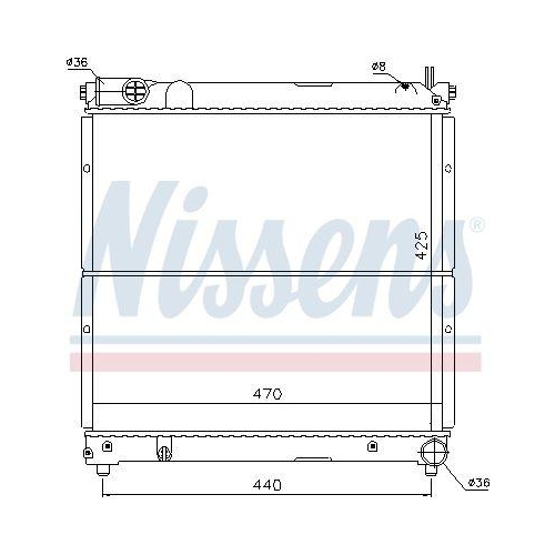 NISSENS K&uuml;hler, Motork&uuml;hlung 64163