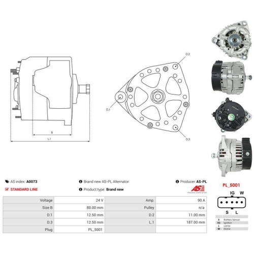 AS-PL Generator AS A0073