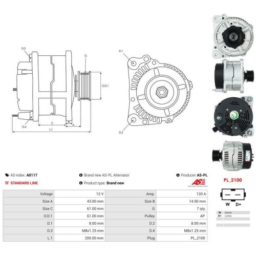 AS-PL Generator AS A0117