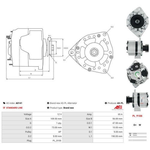 AS-PL Generator AS A0141