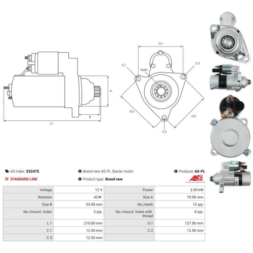 AS-PL Starter AS S3247S