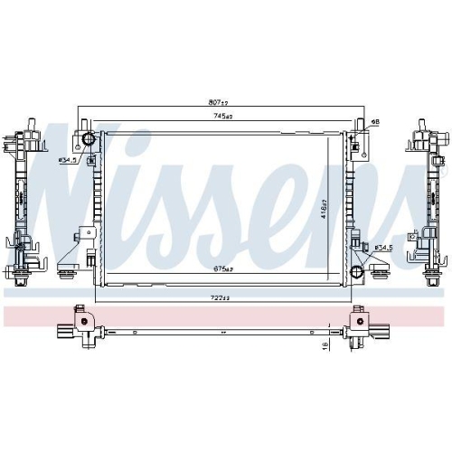 NISSENS K&uuml;hler, Motork&uuml;hlung 630766