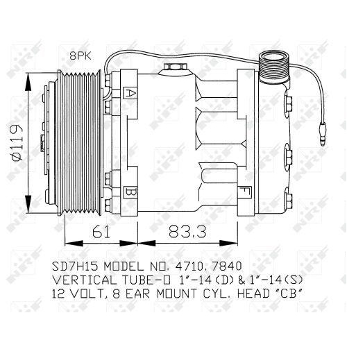 NRF Kompressor, Klimaanlage EASY FIT 32132