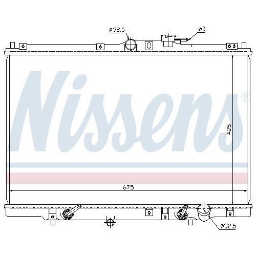 NISSENS K&uuml;hler, Motork&uuml;hlung 63346
