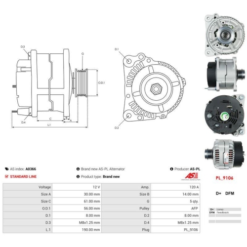 AS-PL Generator AS A0366