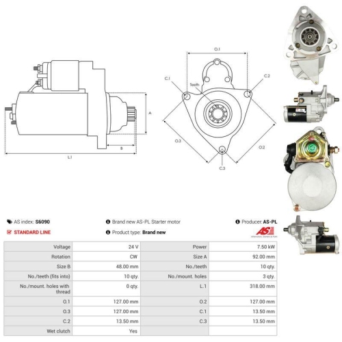 AS-PL Starter AS S6090