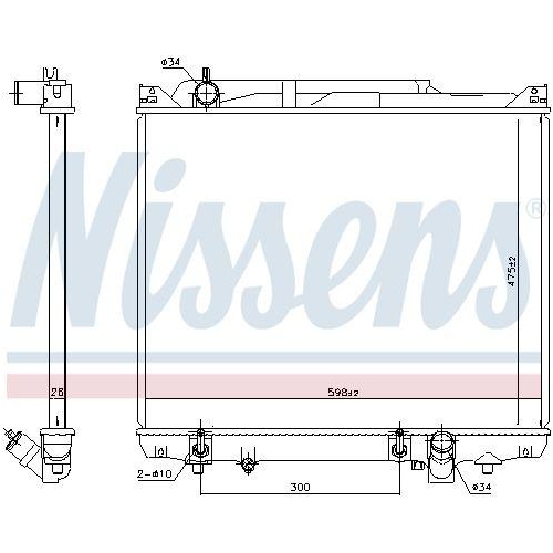 NISSENS K&uuml;hler, Motork&uuml;hlung 641776