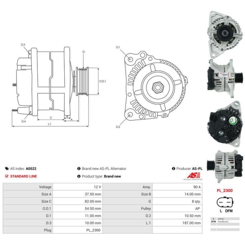 AS-PL Generator AS A0522