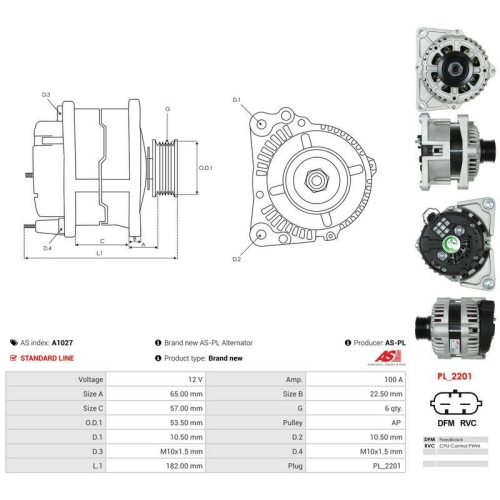 AS-PL Generator AS A1027