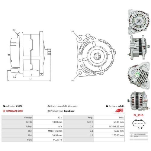 AS-PL Generator AS A5058