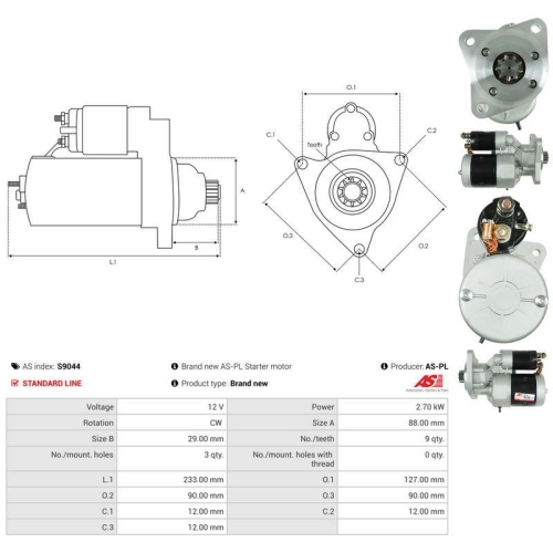 AS-PL Starter AS S9044