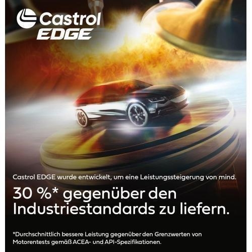 Motor&ouml;l Castrol Edge 5W-40 VW 505 Renault Opel MB 229 Ford Fiat ACEA C3 12 Liter