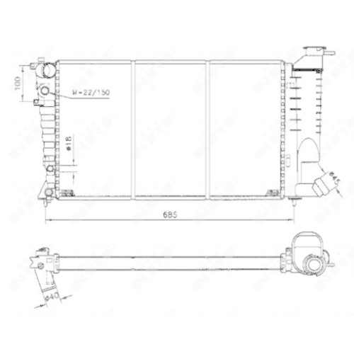 NRF K&uuml;hler, Motork&uuml;hlung 58233